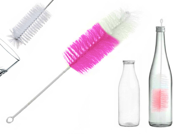 Butelių šepetys stiklo ploviklis vielinis šepetys