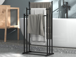 Bathroom towel rack loft metal towel rack for bathroom dryer