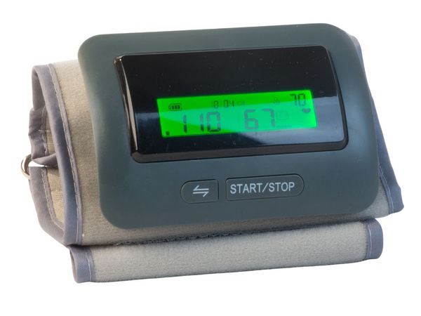 Electric upper arm blood pressure monitor automatic heart rate and blood pressure measurement