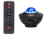Zvaigžņu projektors led nakts gaismas rgb + tālvadības pults