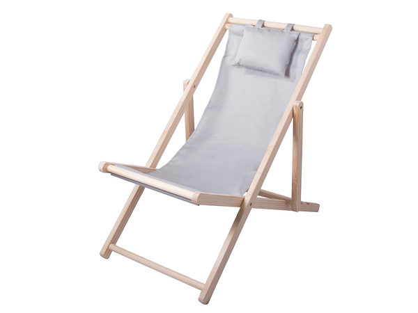 Chaise longue en bois chaise de plage chaise de jardin pliante coussin de plage