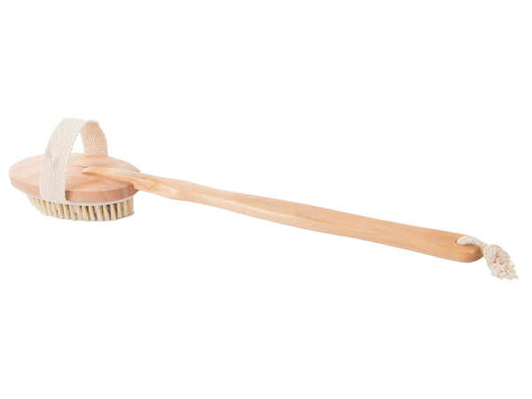 Mokrý suchý masážní kartáč na záda