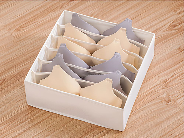 Bh-organizer 6 fächer für kleiderschrank-schublade weiss