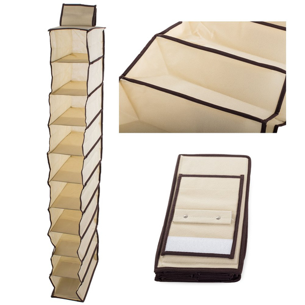 Dulap organizator agățat raft cu 10 rafturi 120