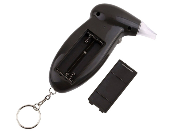 Breathalyser with replaceable mouthpieces 5 tips lcd
