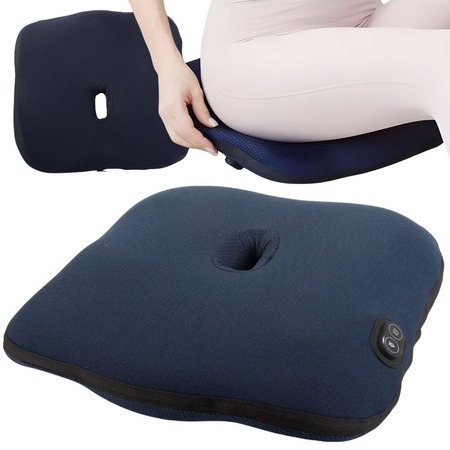 Beheizbares sitzkissen mit vibrationsmassage für sessel und stuhl