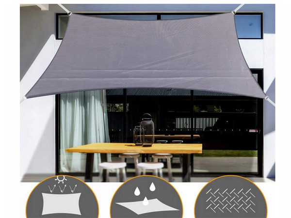 Sunshade dreptunghiular grădină impermeabil naviga 4x3m copertină