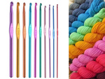 Croșetat kit croșetat caz 0.5-6.5 50el
