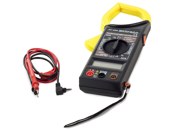 Miernik multimetr cęgowy cyfrowy elektroniczny lcd