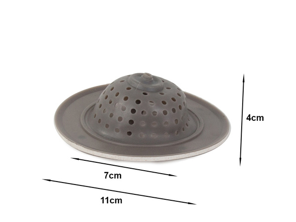 Silikonsko cedilo za odtok kuhinjskega pomivalnega korita