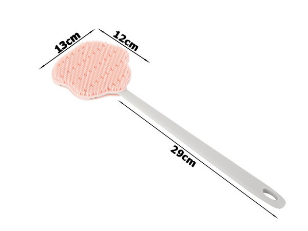 Rückenbürste mit griff silikonwaschschwamm