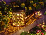 LANTERNĂ SOLARĂ DECORATIVĂ CU LED-URI GARDEN WATERING CAN GARLAND TWILIGHT SENSOR