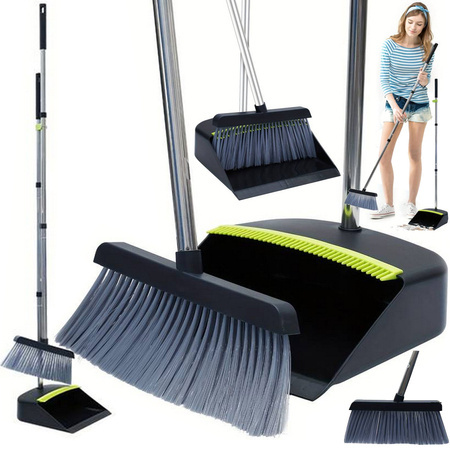 Sweeper dustpan sweeping kit stick cleaning brush lazy man