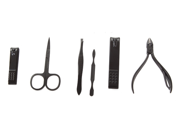 Set manicura cortauñas tijeras estuche 16el