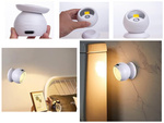 Led lampe cob 360 batteriebetriebener magnet drahtloser bewegungssensor nacht