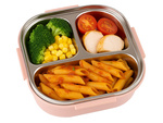 Breakfast box with compartments cutlery container microwaveable lunchbox 1000ml