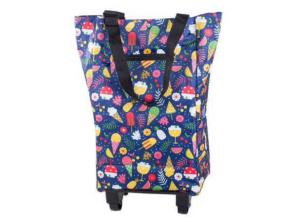 Iepirkumu maisiņš iepirkumu ratiņi ar riteņiem saliekamais iepirkumu maisiņš