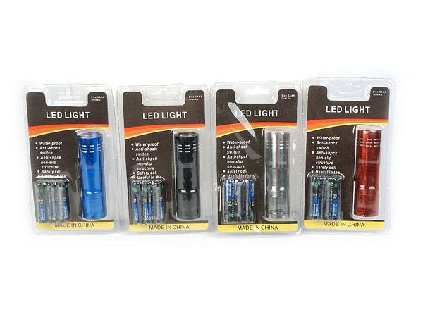 Mini-taschenlampe 9 led taschenlampen 15-9 led schlüsselanhänger