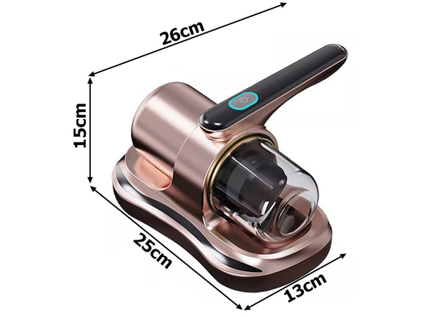 Käeshoitav tolmulesta väljatõmbur ilma kotita filtriga allergikutele uv-lamp