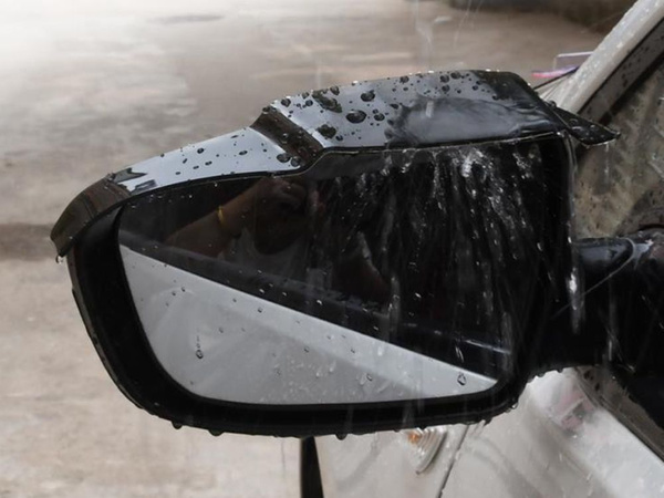Universal rain cover for car mirrors, 2 pieces