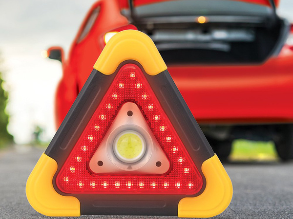 Hoiatuskolmnurga led-toruke power bank