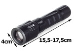 Bailong taktische led taschenlampe cree zoom xm-l3 u3