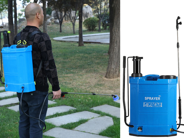 PULVÉRISATEUR À DOS SANS FIL 2EN1 PRESSION LANCE DE JARDIN 16L