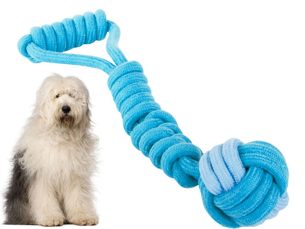 Dog toy chew tug rope strong long