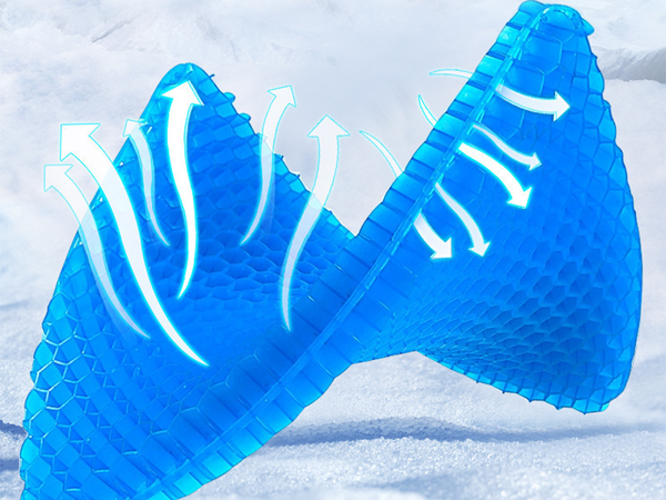 Orthopedic gel cushion for car seats