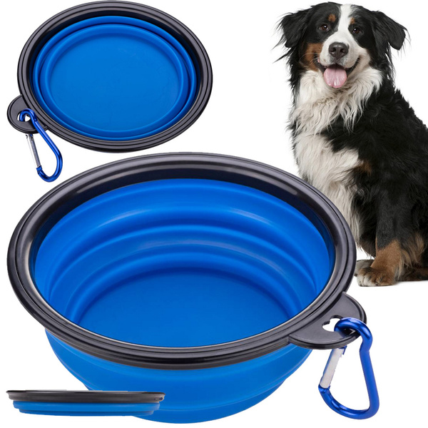 Écuelle en silicone pour chiens pliable carabinieri 400ml