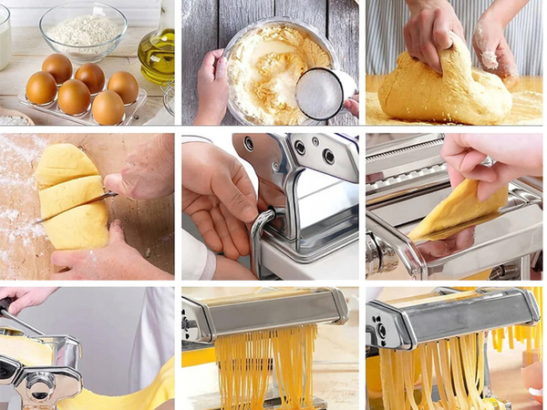 Machine à pâtes maison facile à utiliser acier inoxydable réglage