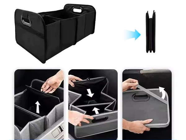 Veľký organizér do kufra auta vystužený box