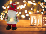 30cm GHOST GHOST LIGHTED LED BIRD gnomi pom de Crăciun