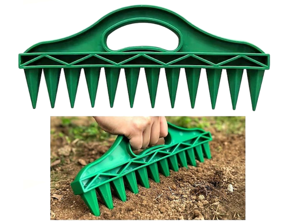 Handgeführte 12-loch-pflanzmaschine gartenpflanzer