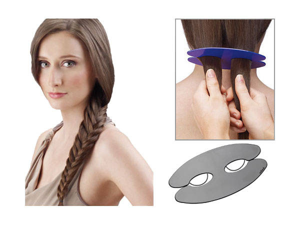 Hair pin braiding tool hair braid