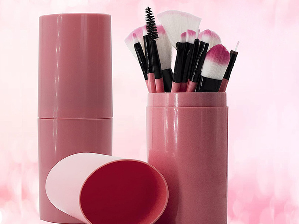 Profesionální sada štětců na make-up 12 pouzder