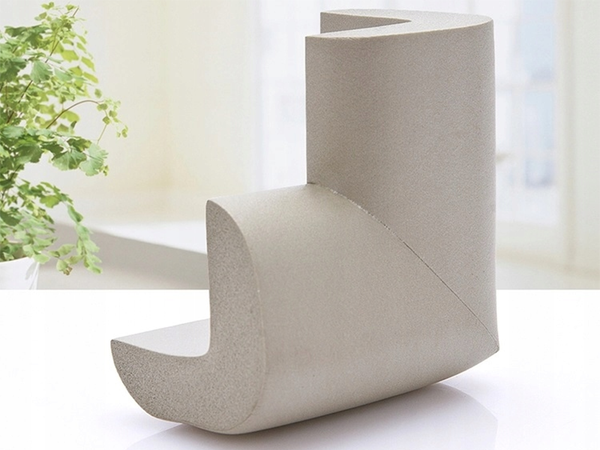Furniture corner guards for furniture corners grey stickers x4