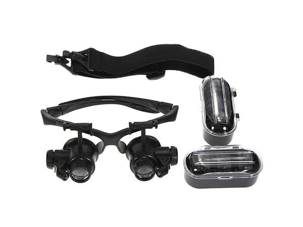 Vaata prillide suurendusklaasi profe. 25x led band