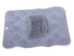 Shower foot massager non-slip mat