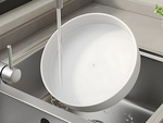 Universal-tablett 25cm küche bad gewürze weiß