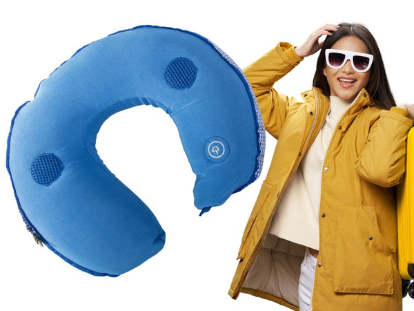 Potovalna blazina za vrat masažna blazina za roženice mehka