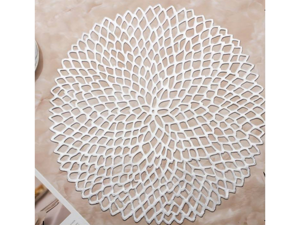 Round kitchen table mat openwork decorative table mat