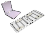 Folding camping table tourist table set with 4 chairs garden table