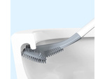 Escobilla de silicona gancho higiénico para inodoro