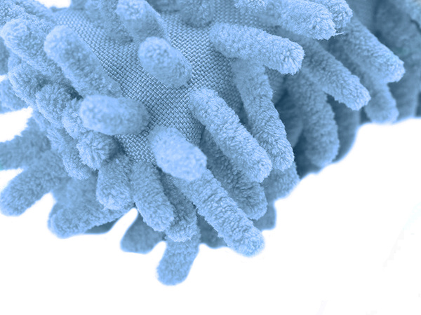 Balai brosse télescopique long pliant microfibre