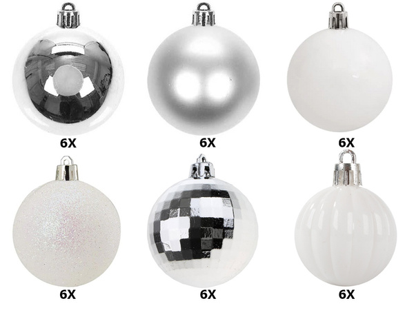 Ziemassvētku eglīšu bumbulīši 3cm set 36gab ziemassvētku eglīšu bumbulīši miscellaneous