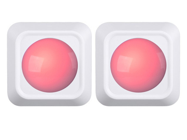 Беспроводной rgb вел ночной свет дистанционного управления 2 шт.