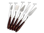 Set de spatules à peindre 5 pièces