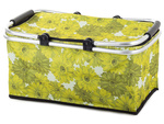 Thermal folding picnic basket insulating shopping basket