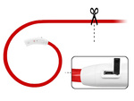 Led lighting colarge for dogs and cats waterproof adjustable 47cm usb